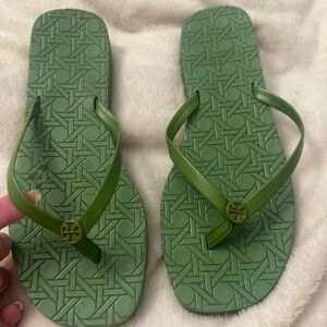Tory Burch Green Flip Flop Sandal